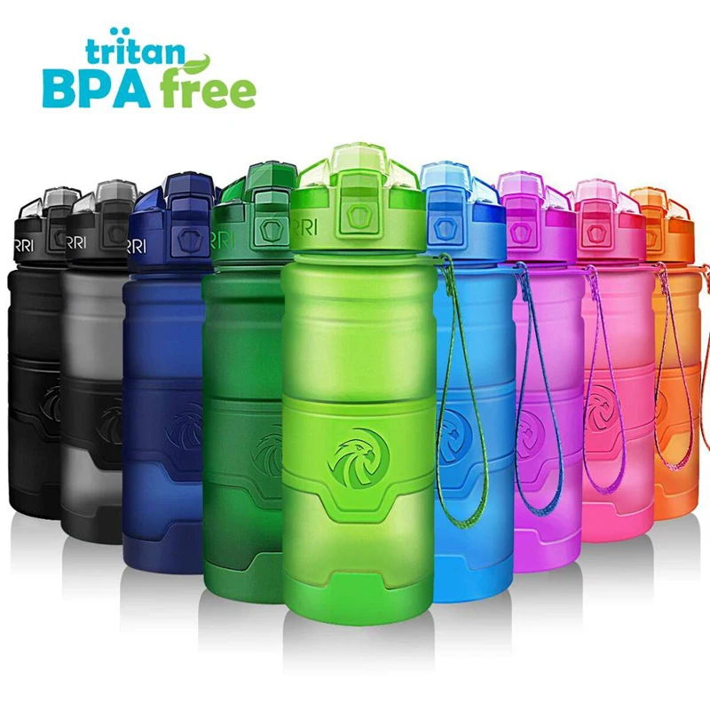 Zorri Sports Water Bottle Protein Shaker Bpa Free Eco-Friendly Portable Gym Escursionismo Drinkware Bottle Gourds Botella De Agua