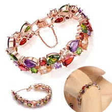 Циркониевый браслет Роскошный циркониевый браслет в стиле панк элегантные серебряные мужские модные наручные браслеты простые ювелирные изделия подарок