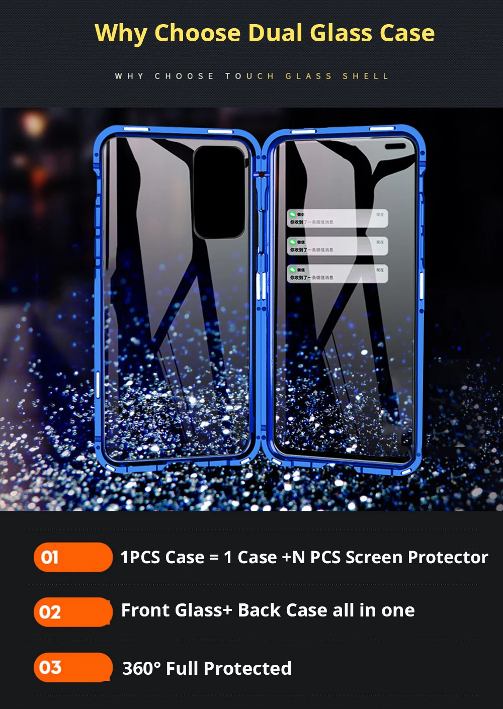 Магнитный стеклянный чехол для huawei honor V30 View 30, защитный чехол, двойной чехол из закаленного стекла для huawei honor V30 Pro, глобальная версия