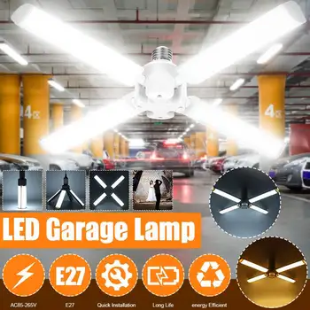 

E27 30W Photography Fill LED Bulb 160LED 2500LM Foldable Garage Light Bulb for Makeup Live Video AC85-265V White/Warm White