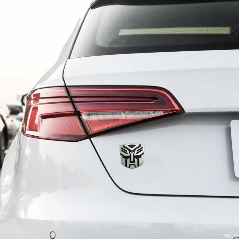 3D Автомобильные металлические наклейки Autobots логотип автомобильный Стайлинг