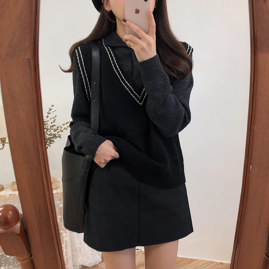 Autumn Winter Women Sweater vest Knitted Jumper Warm Female sweater vest sherpa vest puffer vests vest for women sleeveless