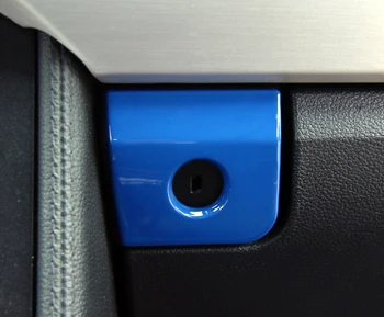 

For Ford Mustang 2015-2017 Accessories ABS Front Storage Box Handle Frame Cover Trim 1 Pc LHD