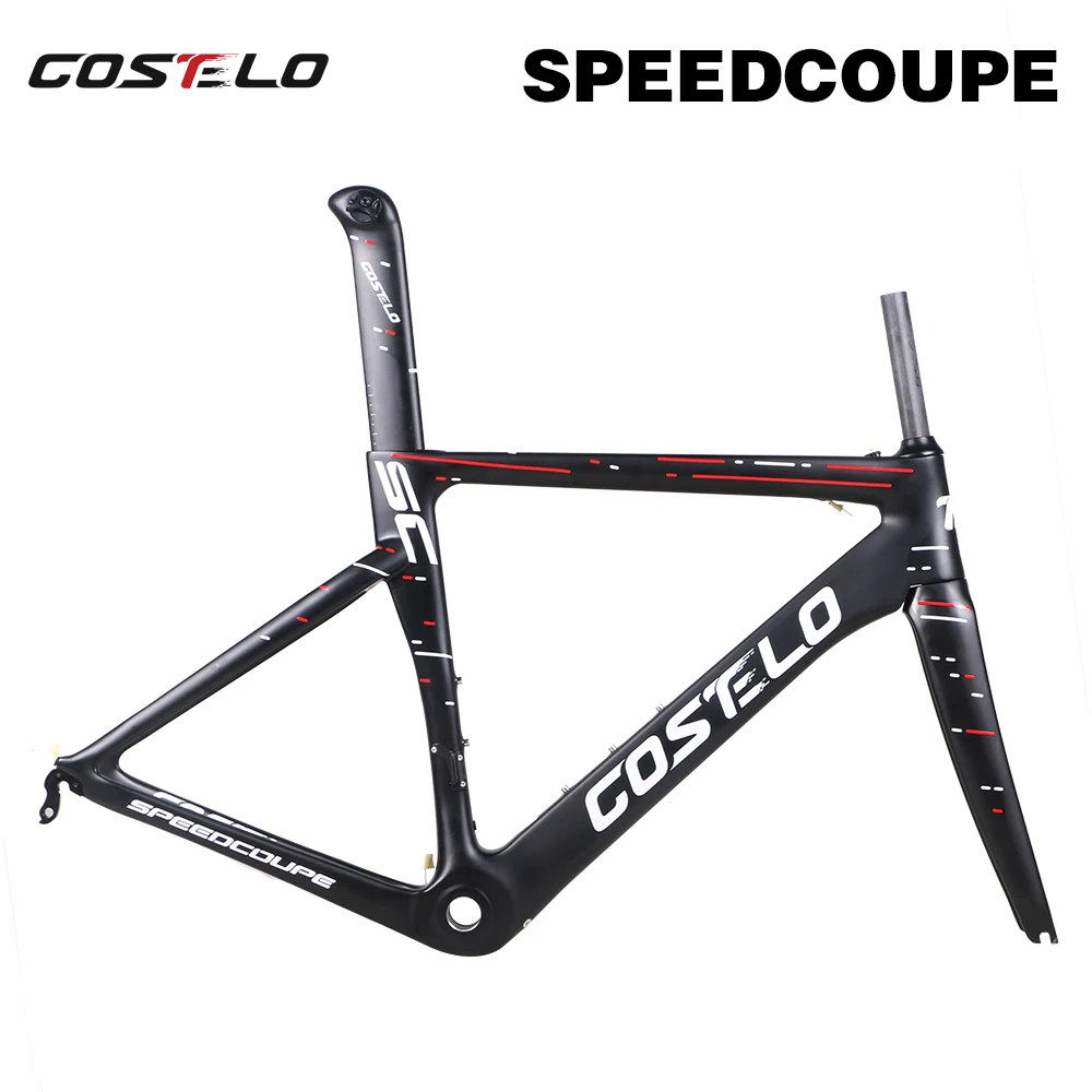 Best 2019 Costelo Speedcoupe carbon road bike frame Costelo bicycle bicicleta frame carbon fiber bicycle frame 48 51 54 56 0