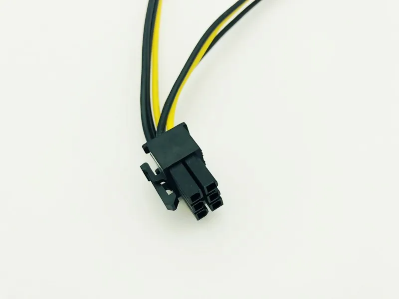 Dual 15Pin SATA Male to 6pin PCI-E PCIe PCI Express Graphics Video Display Card Dual SATA to 6pin Power Cable for ETH BTC Mining
