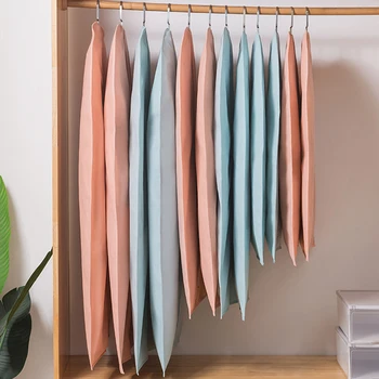 

Hanging Dust proof Suit Bags for Storage Travel with Clear Window for Jacket Skirt Shirt Coat Anti-Moth Breathable Garment Bags