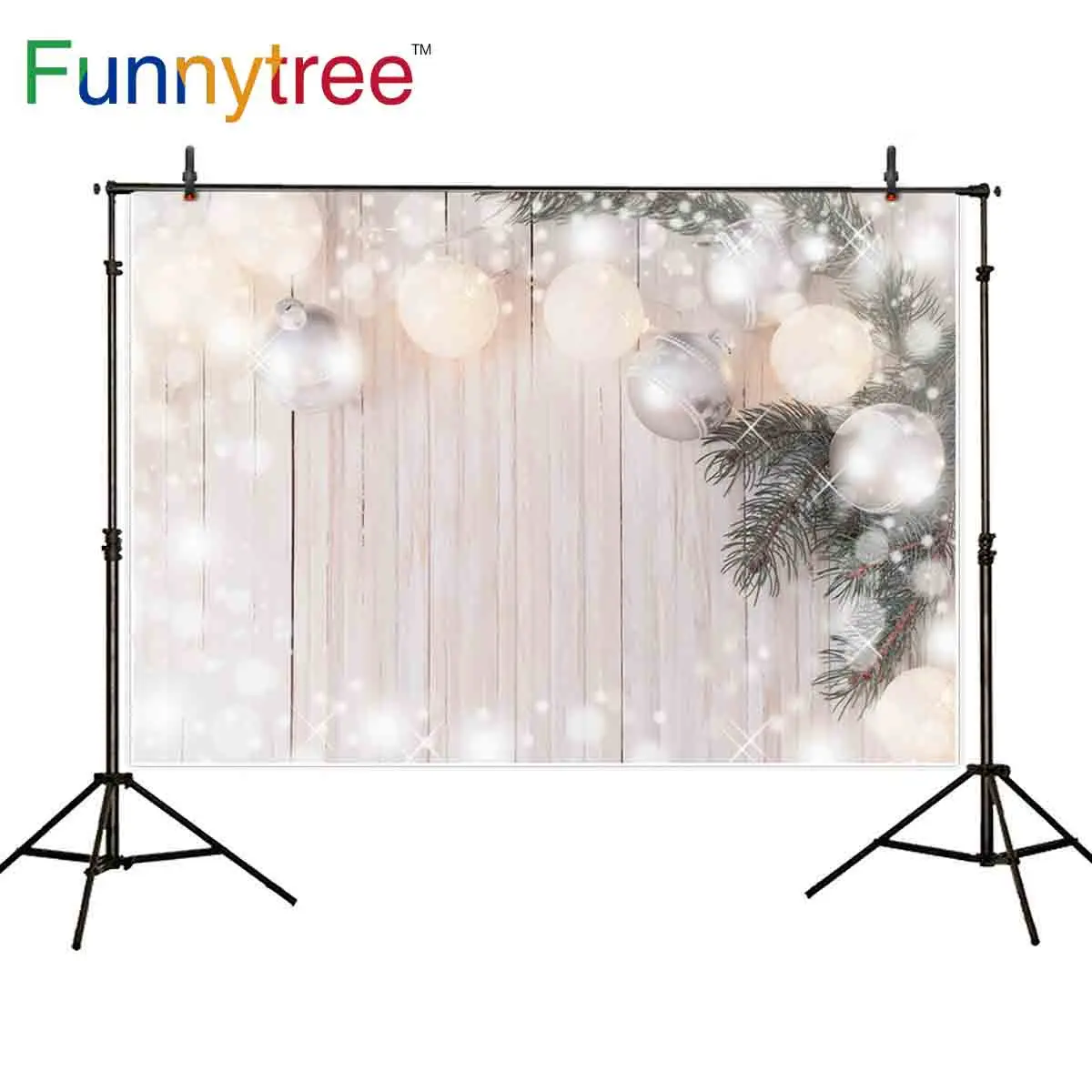 Funnytree фотографический фон воздушный шар дерево деревянная доска боке Halo год студийный фото фон фотосессия