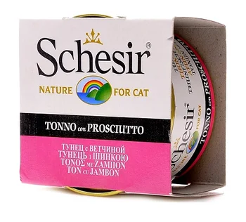 

SCHESIR SCHESIR CAT TUNA & HAM for adult cats with tuna and ham 85g