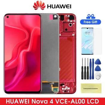 

6.4'' Original Nova4 LCD For Huawei Nova 4 Nova4 LCD Display Touch Screen Digitizer Assesmbly For Huawei Nova4 VCE-L22 Lcds