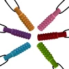 10pcs Baby Silicone Teether Kids Chew Necklace Sensory Chewy Pendant Oral Motor Toys Therapy Tools for Autism chidren's goods 1