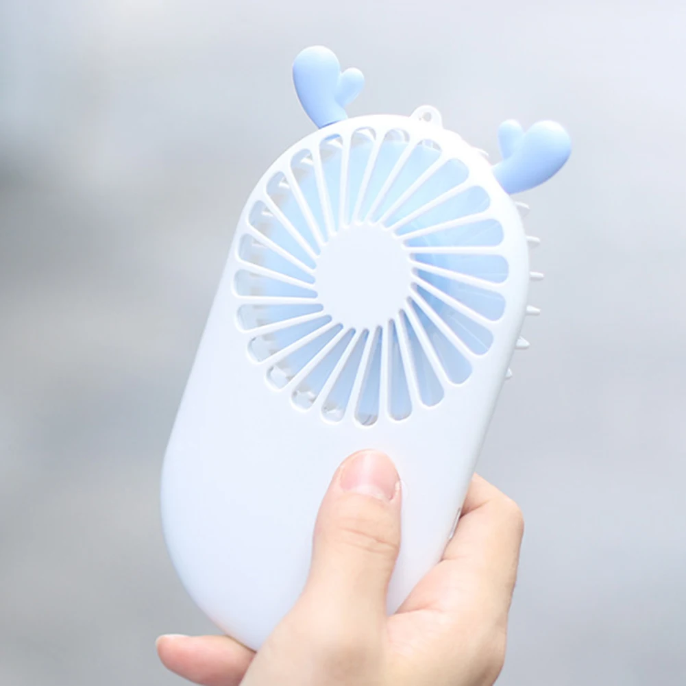 Portable Mini Handheld USB Rechargeable Mini Fan Mute Cooling Fan Office Travel Cooler Home Cooling Fan HVAC Systems