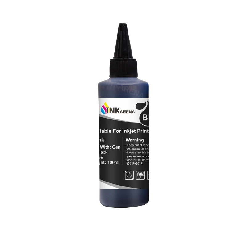 INKARENA Refill Ink Kit For Epson For Canon Dye Ink For HP For Brother Printer CISS Ink and Refillable Printer Ink Cartridges