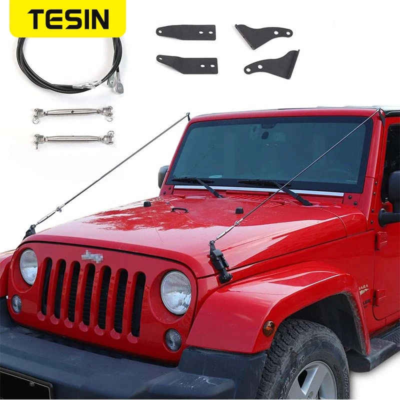 

Car Exterior Obstacle Eliminate Rope Protector Accessories For Jeep Wrangler JK 2007-2017 Deflect Low Hanging Branches Brush
