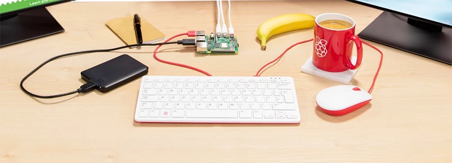 Новейшая модель Raspberry Pi 4 B с 2 ГБ/4 ГБ ОЗУ BCM2711 четырехъядерный Cortex-A72 ARM v8 1,5 ГГц Поддержка 2,4/5,0 ГГц wifi Bluetooth 5,0