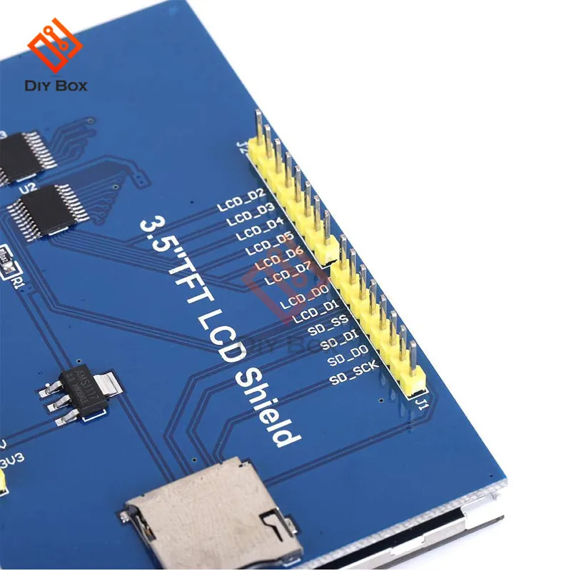 3," 3,5 дюймов 480x320 TFT lcd сенсорный экран модуль ILI9486 ЖК-дисплей для Arduino UNO MEGA2560 плата с/без сенсорной панели