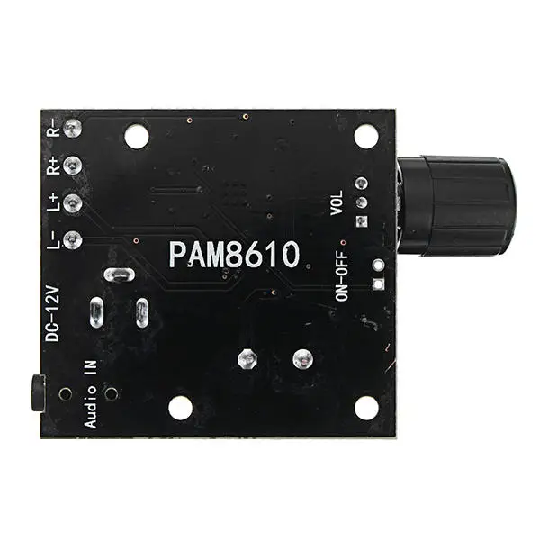 PAM8610 Dual Channel DC 12V HD Pure Digital Audio Stereo Amplifier Board Class D 15W x 2 High Power Amplifier Module