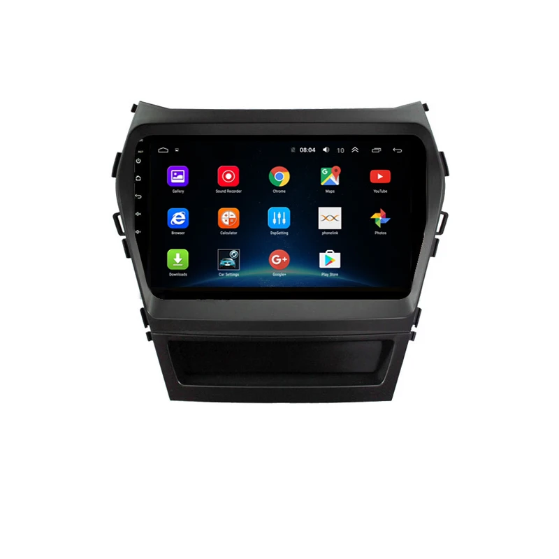 Discount 9" Android 9.1 Car DVD Video Player GPS For Hyundai Santa FE IX45 2015 2016 2017 navigation radio audio stereo bluetooth wifi 19