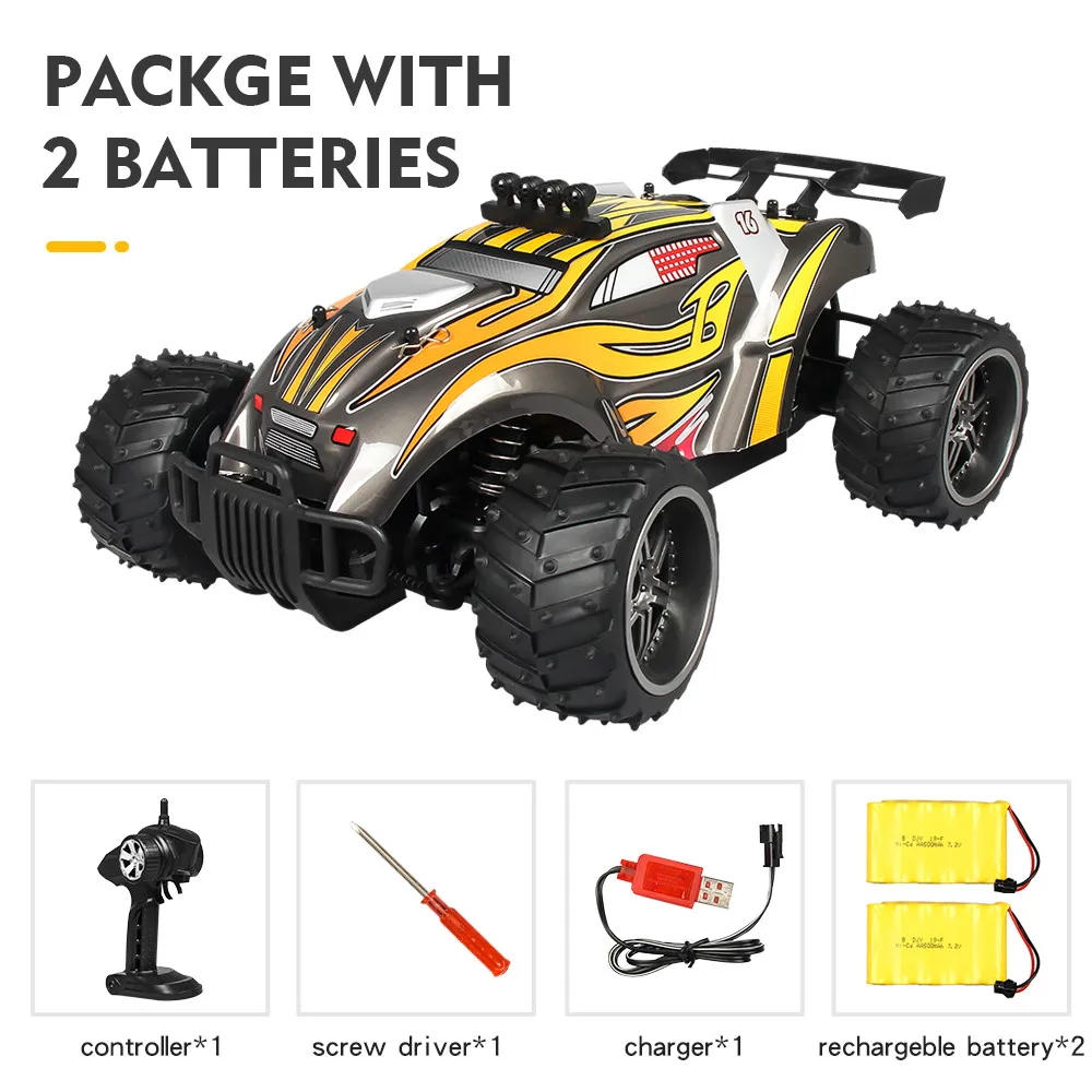 1:16 4WD RC автомобили обновленная версия 25 км/ч 2,4 г RC автомобиль 4WD Двойной аккумулятор высокой мощности гоночный автомобиль гоночная машинка G919