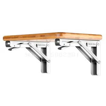 

304 Stainless Steel Foldable Triangle Bracket Support Bracket For Table Wall Mounting Bracket
