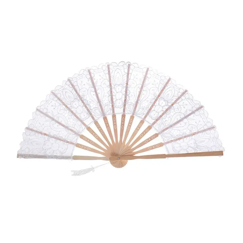

Lace Decorative Folding Fan And Small Lace Umbrella Chinese Wedding Party Home Decoration Ornaments