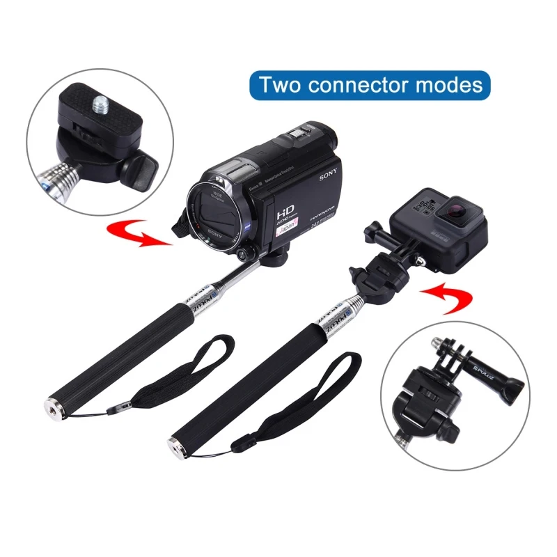 Монопод для селфи MountDog монопод Gopro Hero7 6 5 4 3 SJCAM Yi 4k Спортивная экшн камера штатив