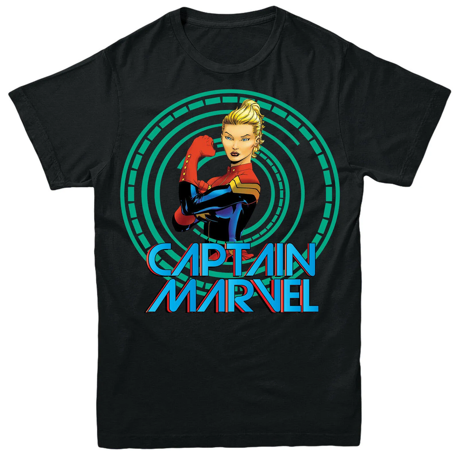 Captain Marvel T-shirt Marvel Comics Avengers Danvers Adultes & Enfants Tee Top