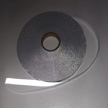 Натяжной канат длиной 25 м x 1 см оранжевый светоотражающий пояс ткань Предупреждение лента для одежды сумок, головных уборов DIY кукла светоотражающей тканью материалов с подсветкой полосы