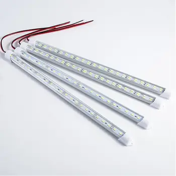 

12V/24V 24/48 LED Light Strip Hard Rigid Tube Bar Lamp IP65 Waterproof 5730-led bead Lights Strips For Car Caravan Boat Home
