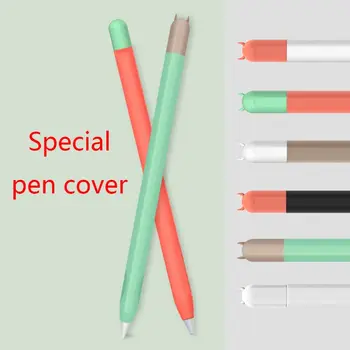 

2020 New 1Set Anti-scratch Protective Cover Sleeve Soft Silicone Case Pouch Cap Holder for Apple-Pencil 2nd Accessories