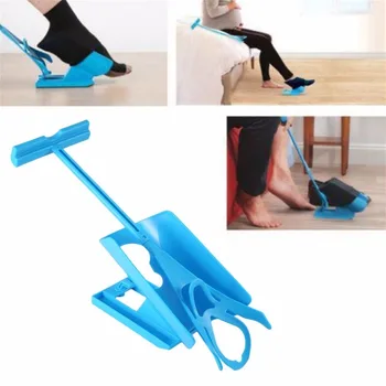 

Sock Slider Easy On Easy Off Sock Aid Kit Sock Helper No Bending Stretching for Pregnancy and Injuries Living Tool leg support