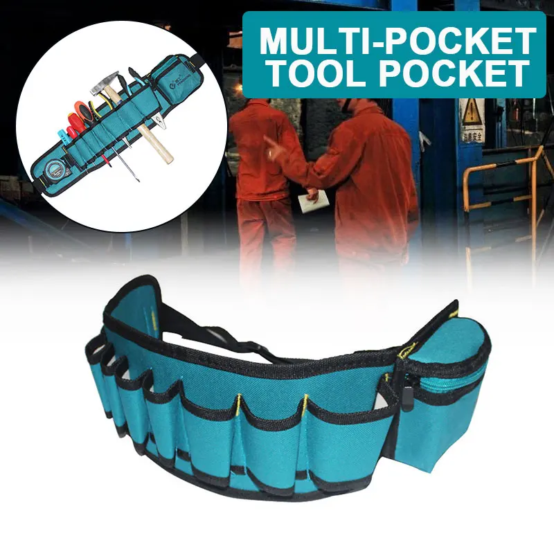 

Oxford Cloth Multifunction Utility Bag Green Portable Tools Bag Waterproof Repair Kits Practical Toolkit Handbag Wrench