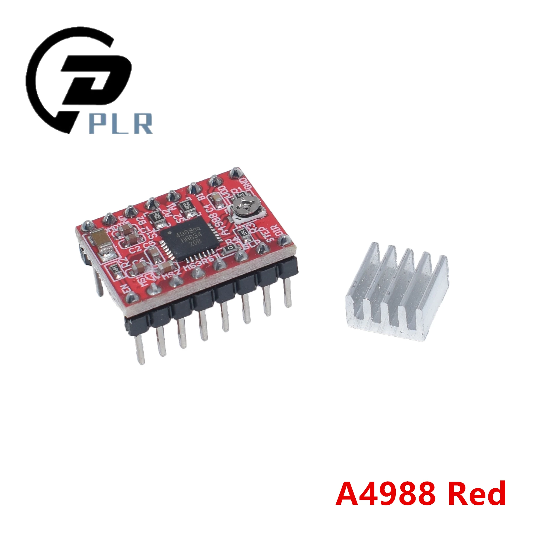 100 шт 3d принтер части Reprap A4988 DRV8825 шаговый двигатель драйвер модуль с радиатором Stepstick DRV8825 совместимый StepStick