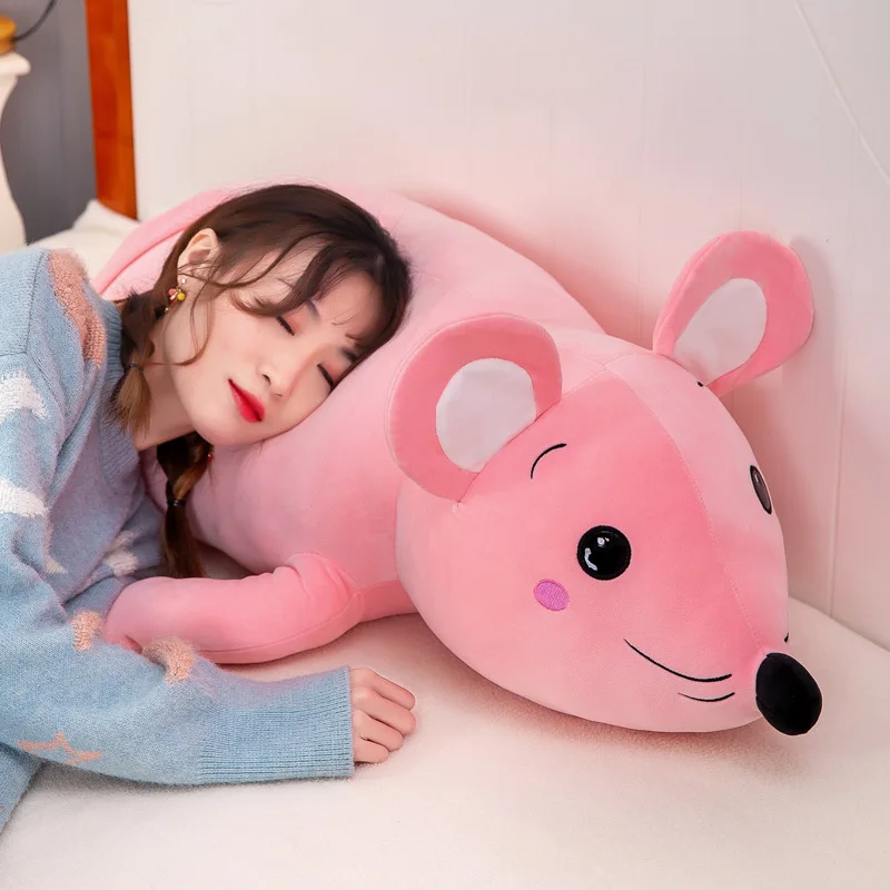 Kawaii кукла мышка плюшевые игрушки мягкие животные мышь игрушка мягкая плюшевая подушка детская игрушка для девочек Подушка для сна подарки
