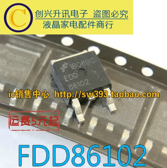 5 шт./FDD86102 TO-252