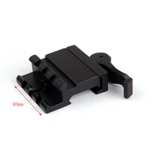 Тактический прицел Аксессуары 3 слота быстроразъемный рычаг 20 мм Пикатинни Вивер крепление для оптического прицела лазерный фонарик