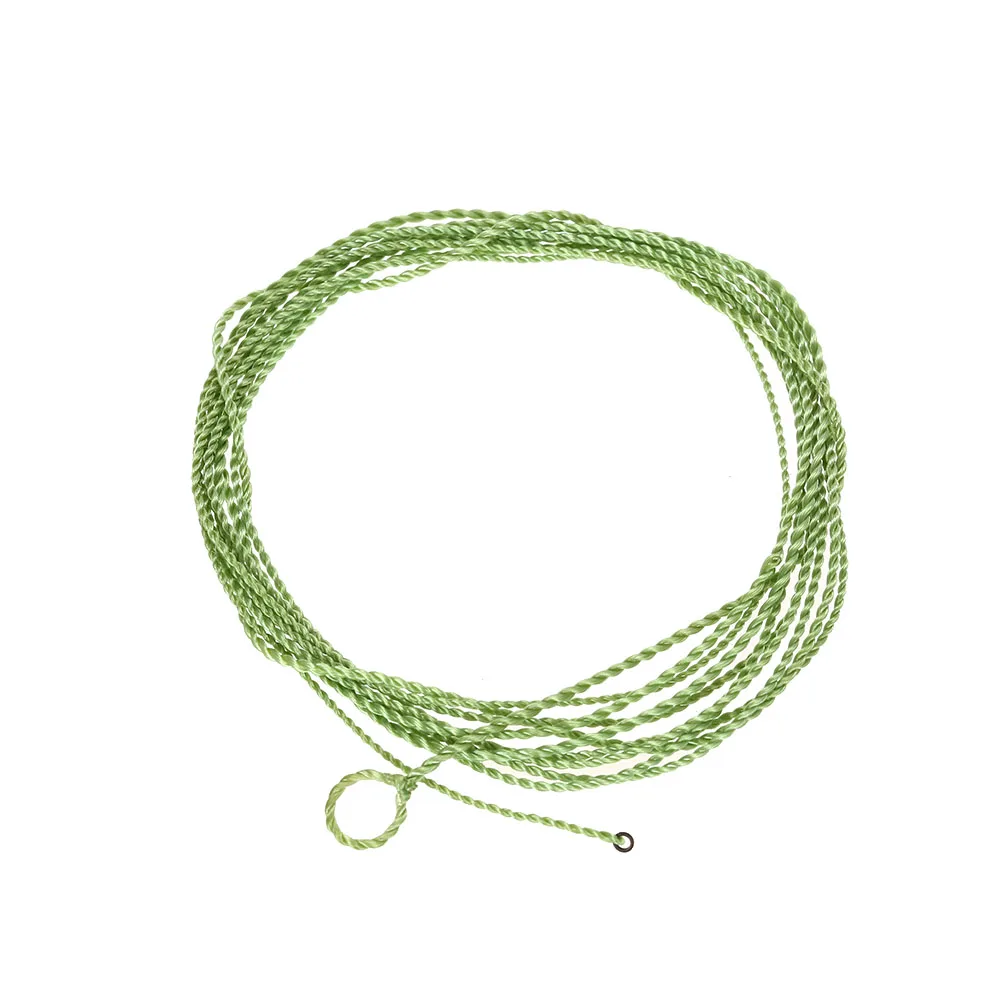 

182 cm/6 FT Outdoor Fishing Line Fly Fishing Leader with Tippet Ring PET Furled Leader Pesca Carp Fishing Accessories Tools