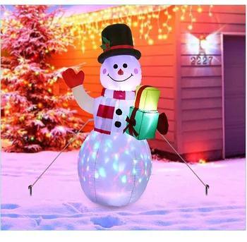 

Inflatable Santa Night Light Figure Outdoor Garden Toy Christmas Party Decorations New Year 150cm US EU Australian British Plug
