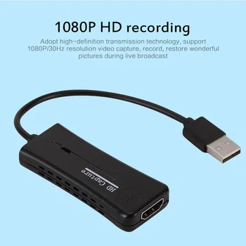 

HD 1080P 4K Mini Video Capture Card USB2.0 To HDMI Phone Game Recording Box For Game Video Live Ps4/xbox/switch OBS Live