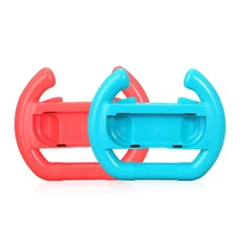 ABGN Hot-2pcs гоночный руль KingTop Рулевое колесо для переключателя shand Joy-Con Рулевое колесо для переключателя контроллера красный+ синий