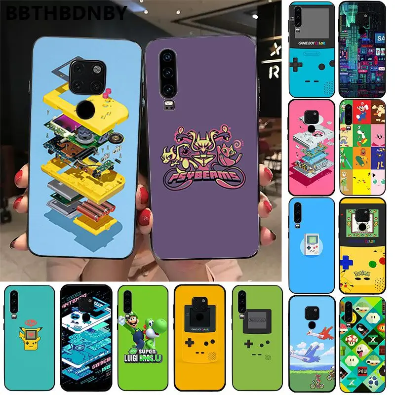 Чехол для телефона Gameboy Coque Shell чехол huawei P10 lite P20 pro P30 Psmart mate 20 | Мобильные телефоны и