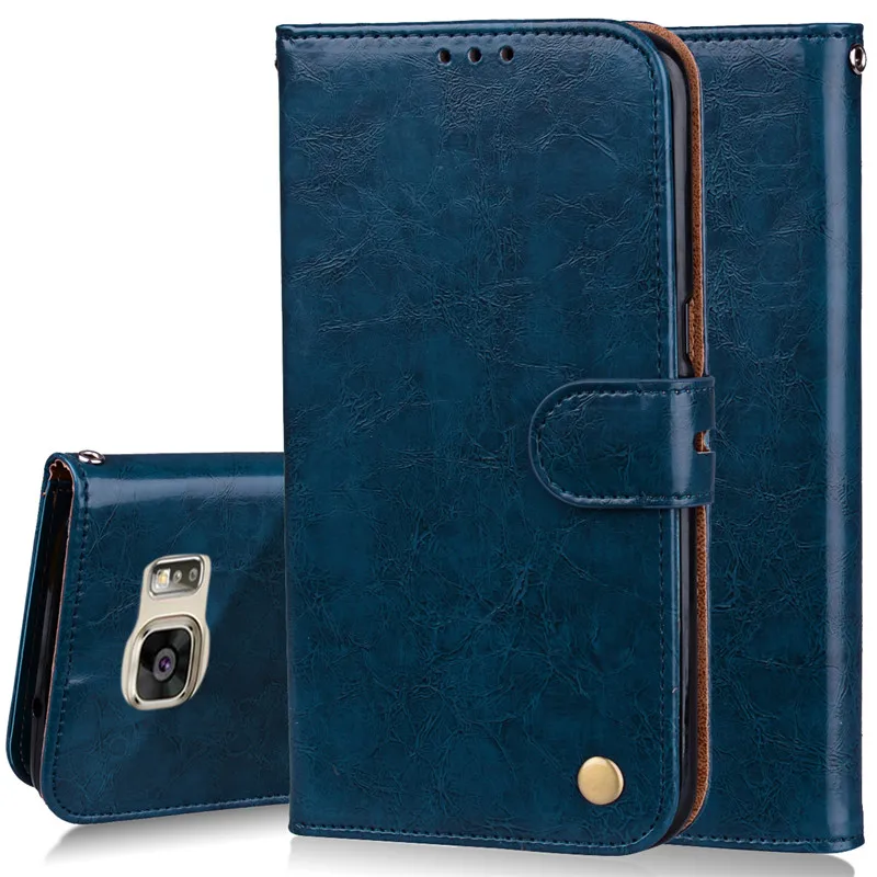 cute samsung phone case Leather Wallet Case For Samsung Galaxy S6 Edge Phone Cover Stand Card Holder Business Flip Case For Samsung S6 S 6 Phone Copue samsung flip phone cute