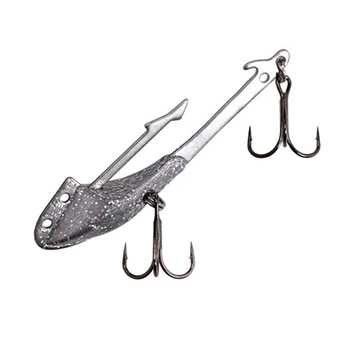 

HISTOLURE1pcs/lot 14g 25g Fishing Jig Head With VMC Barbed Hook Vibration VIB Lures Lead Jig Heads Fishing Tackle Hook