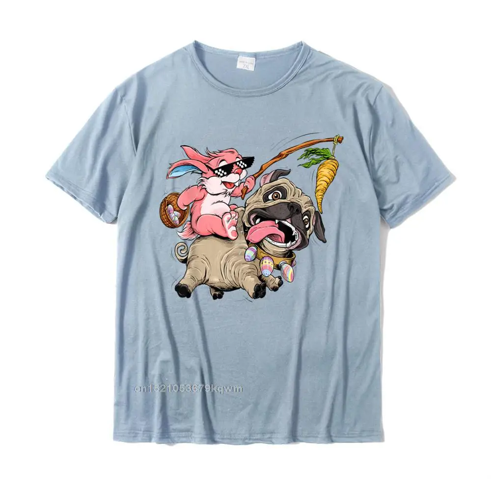 Fashionable T Shirt Casual Short Sleeve Fashionable Crewneck Cotton Tops T Shirt Summer Sweatshirts for Men Lovers Day Funny Easter Bunny Pug T Shirt for Boys Girls Toddlers Kids__5229 light