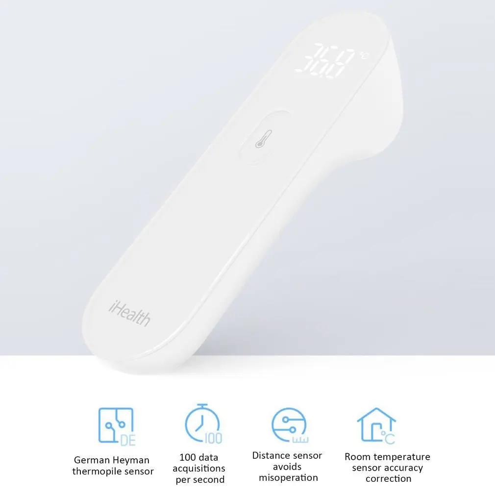 xiaomi mijia светодиодный светильник медицинский термометр светодиодный Бесконтактный цифровой инфракрасный Лоб термометр ребенок взрослый ребенок