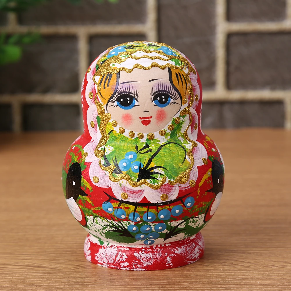 raggedy ann doll 10-Layers Houten Russian Nesting Doll Matryoshka Poppen Voor Kinderen Brithday Geschenken Home Decor Poupée De Nidification Russ cloe bratz doll