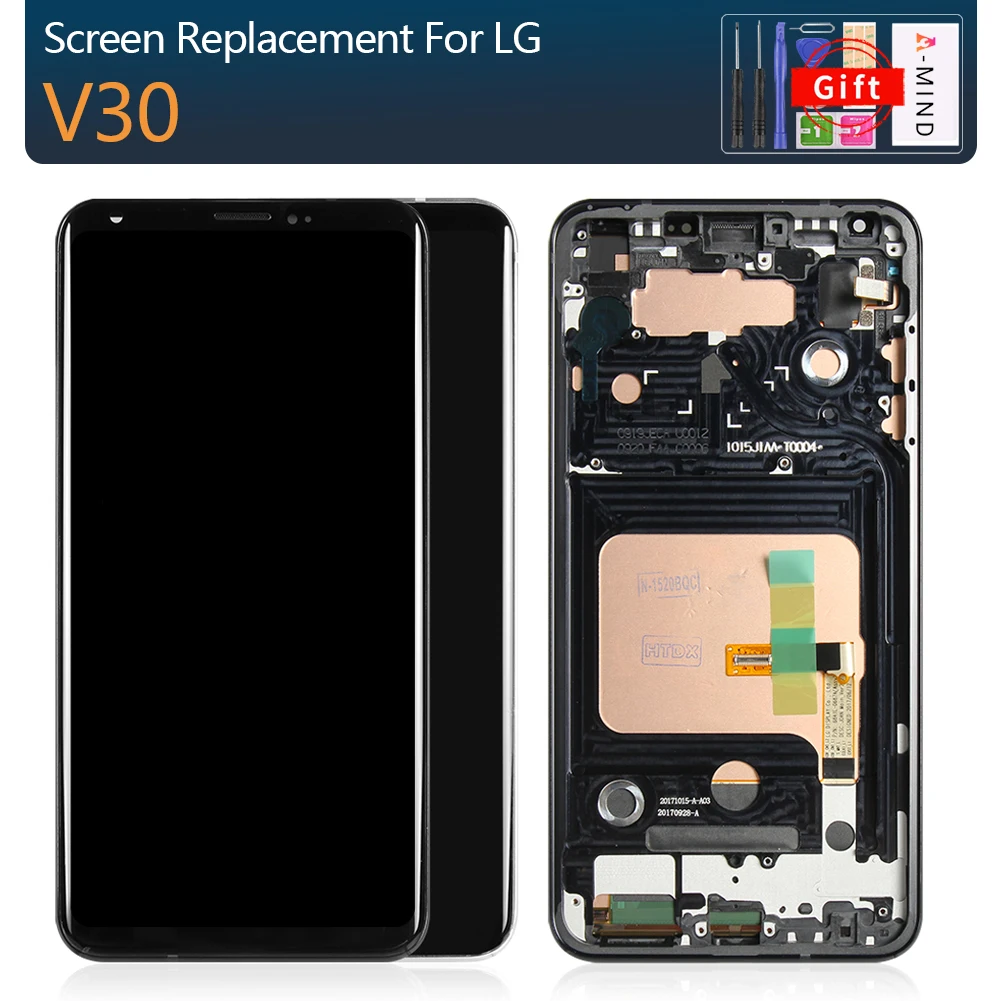 

ORIGINAL 6.0" Full OLED LCD For LG V30 LCD Display Touch Screen Digitizer Replacement Parts For LG V30 LCD