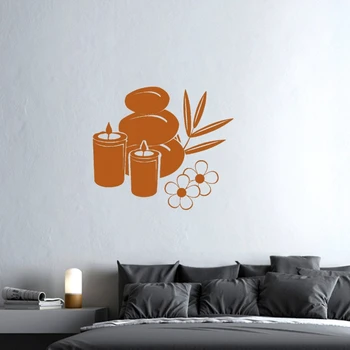 

Spa Massage Wall Decal Beauty Salon Sticker Posters Vinyl Wall Decals Decor Mural Spa Massage Glass Window Sticker