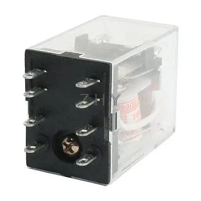

HH52P AC 200V/220V Coil Voltage 8-Pin DPDT Red LED Pilot Lamp Power Relay