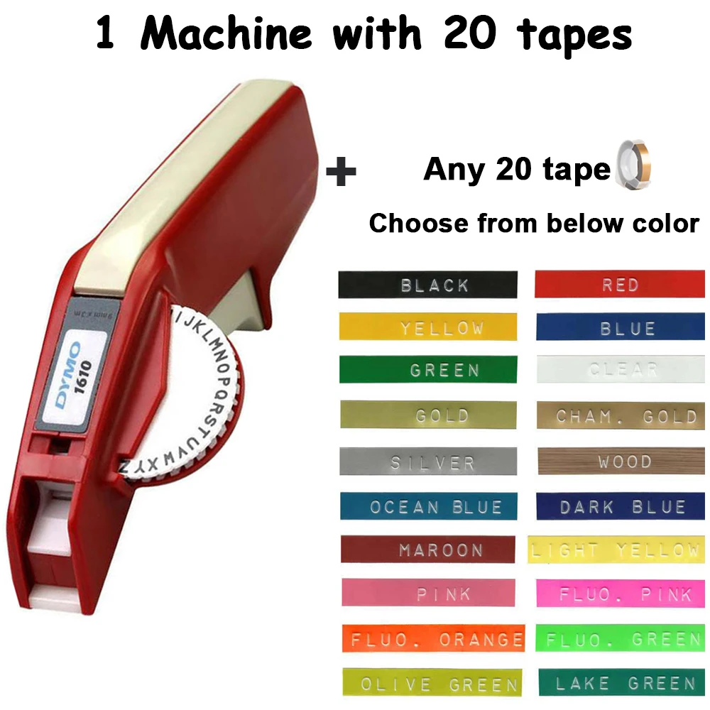 Machine à écrire étiquettes autocollantes, étiqueteuse en relief, embo –  Stock de cadeaux