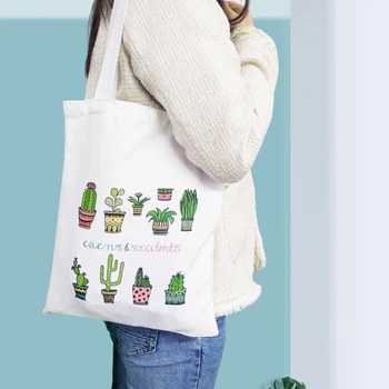 

Fashion Cute Travel Foldable Grocery Tote Storage Reusable Women Shopping Bags Multifunction Casual Handbag Fruit Patter Print